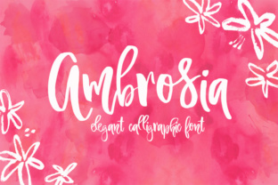 Ambrosia Script Font for Editorial Design and Content Branding