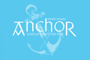 Anchor Display Font for Storytelling Brand Campaigns