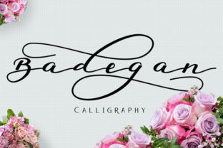 Badegan Calligraphy: A Modern Script Font for Creative Projects