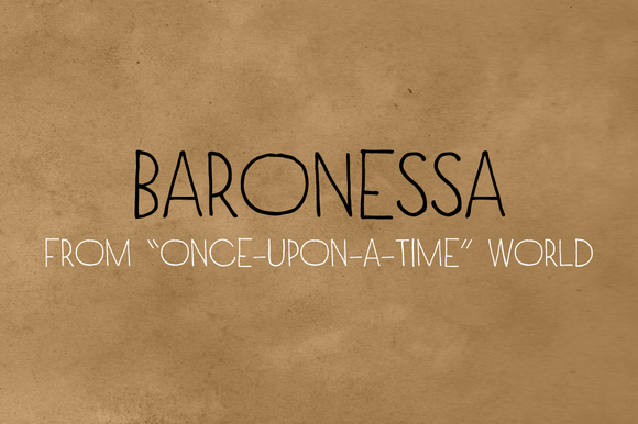 Baronessa Typeface: A Handmade Display Font for Editorial Warmth