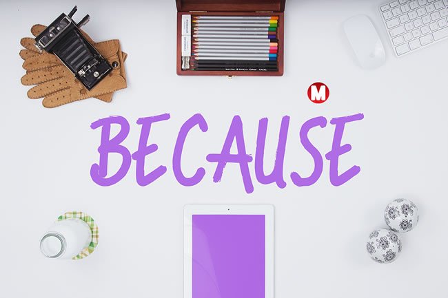 Because Typeface Review: Bold Display Fonts for Modern Campaigns