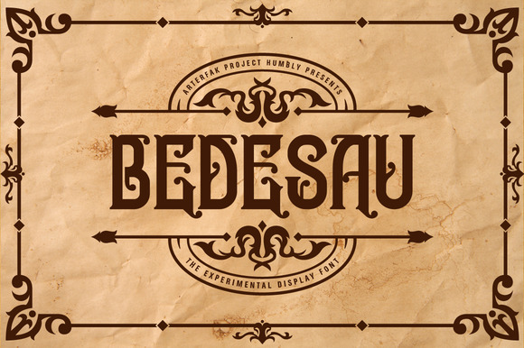 Bedesau Font for Art Nouveau-Inspired Design Projects