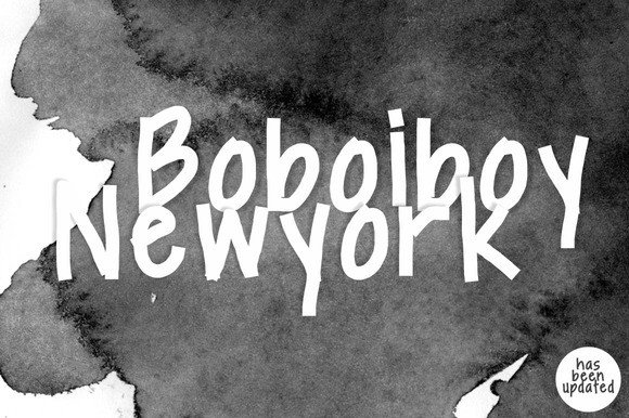 Boboiboy Newyork: The Handwritten Stylish Font for Modern Branding