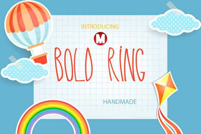 Bold Ring: The Handmade Display Font for Authentic Brand Identity