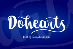 Dohearts Font: A Script Handwritten Typeface for Memorable Branding