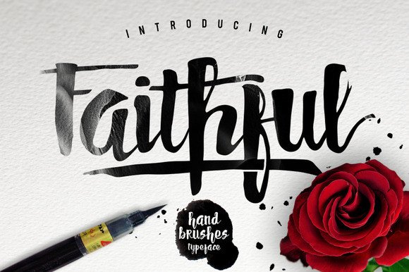 Faithful Typeface: A Reliable Brush Script for Creative Projects