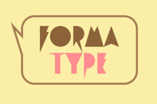 Forma Type: A Playful Sharp Font for Modern Digital Branding