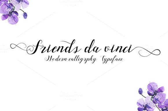 Friends Da Vinci Font for Web Design and Creative Branding