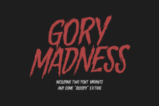 Gory Madness Font for Horror-Themed Campaigns