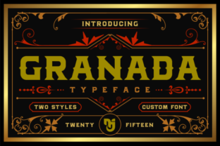 Granada Font: A Bold Display Typeface for Editorial Design