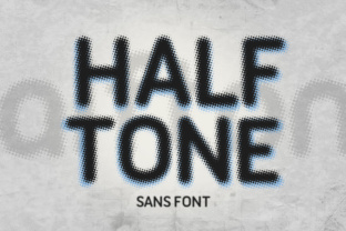Halftone Sans: A Modern Typeface for Memorable Branding