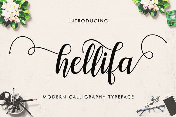 Hellifa Font: A Script That Elevates Brand Visuals
