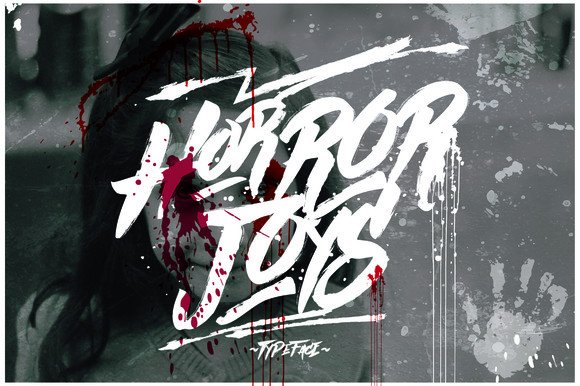 Horror Joys Font Review: A Unique Display Typeface for Creative Projects