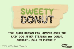 How Sweety Donut Font Adds Charm to Your Brand