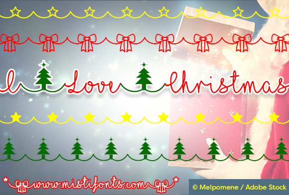 I Love Christmas Font Brings Festive Charm to Editorial Design