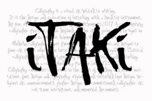 Itaki Font: A Textured Typeface for Unique Web Design