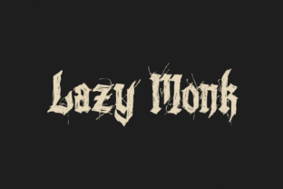 Lazy Monk Font for Creative Campaigns