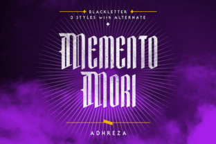 Memento Mori Typeface for Bold Branding and Gothic-Inspired Design