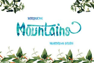 Mountains Typeface Review: A Hand-Drawn Display Font for Editorial Design