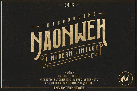 Naonweh Typeface: A Vintage Font for Memorable Campaigns