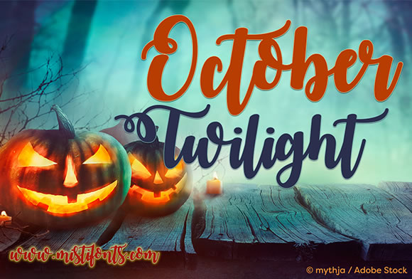 October Twilight: A Script Handwritten Font for Memorable Branding