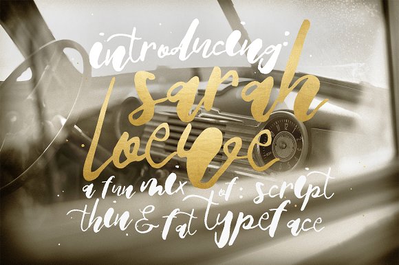 Sarah Loewe: A Playful Script Font for Editorial Design