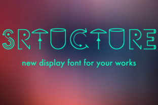 Structure: The Playful Display Font for Scroll-Stopping Social Media Graphics