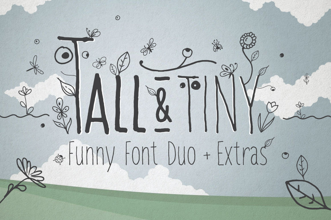 Tall Tiny Font Duo: A Playful Script for Creative Makers