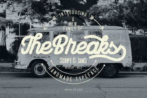 The Breaks Font: A Bold Display Typeface for Marketers