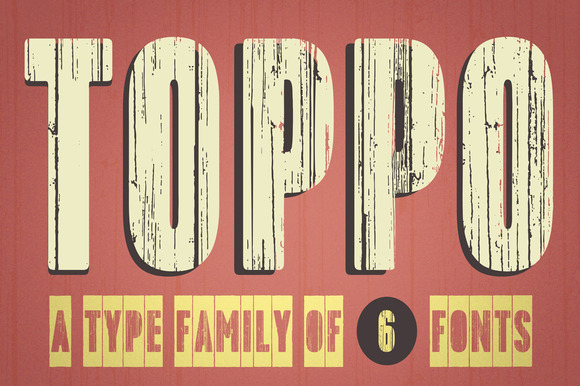 Toppo Display Font for Creative Craft Projects
