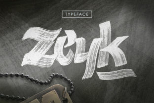 Zeyk: A Bold Hand Brush Font for Web Design